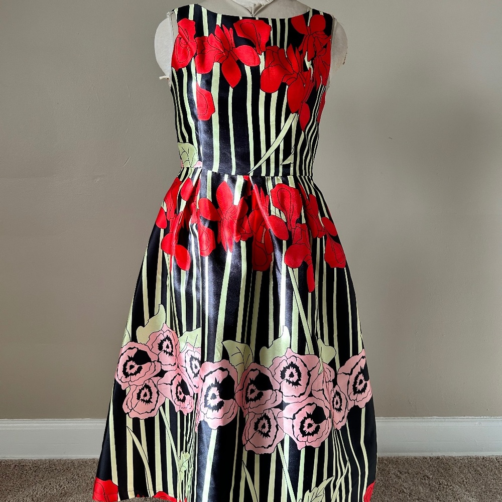 Danielle Tea Length Dress - Large